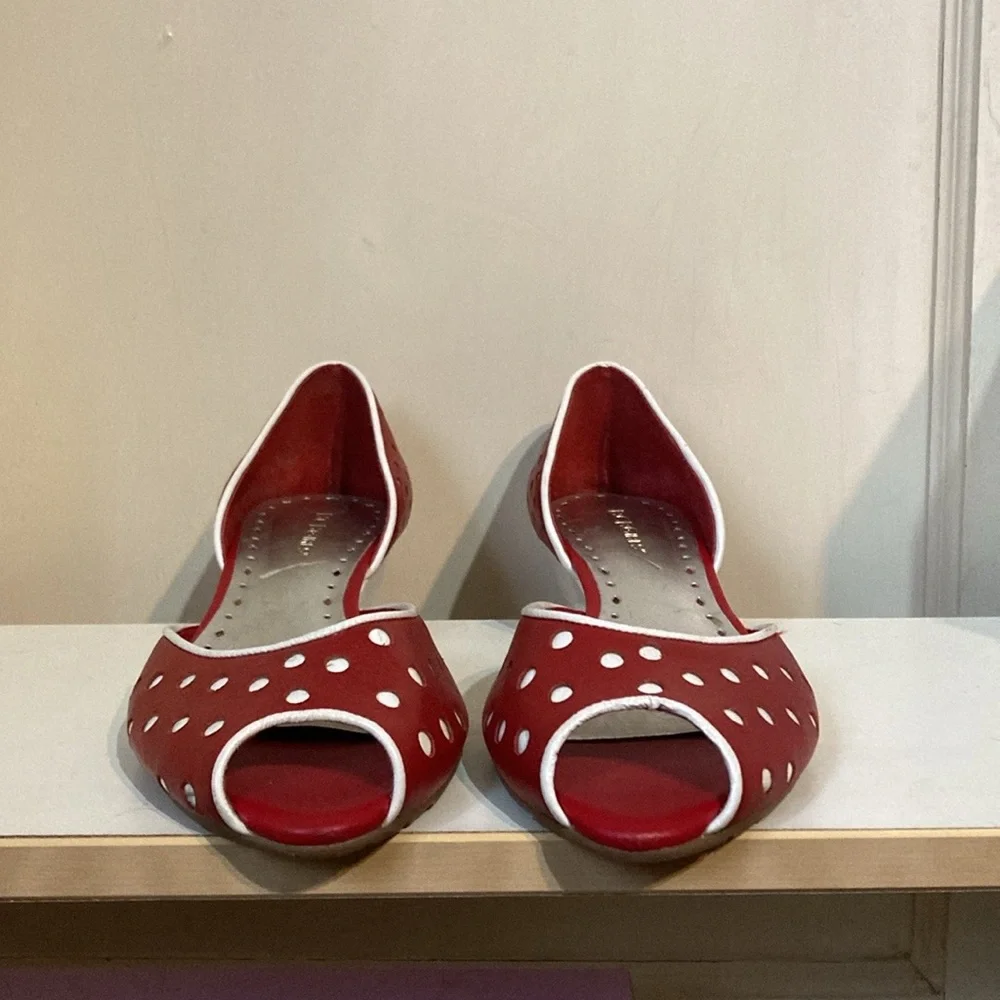 BCBGirls Peep Toe Flats - Picture 8 of 9